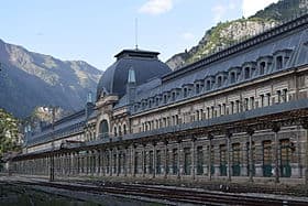 Estacion de tren de Canfranc Huesca